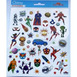 Stickers Grupo Global Gift Bolsa 1H Classy Superheroes Glitter Precio: 2.50000036. SKU: B1FZXH7K2F