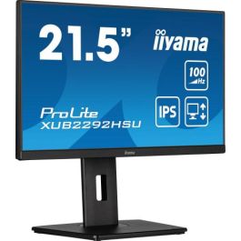 MONITOR IIYAMA 21.5"/1920 x 1080/100Hz /2.1MPX/250CD/FHD/16:9/HDMI/IPSLED/NEGRO MONITOR IIYAMA 21.5"/1920 x 1080/100Hz /2.1MPX/250CD/FHD/16:9/HDMI/IPSLED/NEGRO