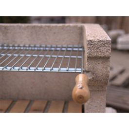 Sauvic Parrilla para Barbacoa Extensible 50x40cm Acero Zincado