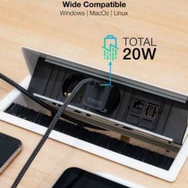 TooQ TQWC-PD20 Cargador de Pared con 1 Puerto USB-C Power Delivery 20W Negro TooQ TQWC-PD20 Cargador de Pared con 1 Puerto USB-C Power Delivery 20W Negro