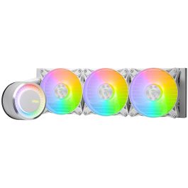 MSI MAG CORELIQUID E360 WHITE - Sistema de Refrigeración Líquida para CPU, Radiador 360mm, Compatible Intel/AMD, ARGB, 3 Ventiladores, 20dBA - 306-7ZW6E27-C24