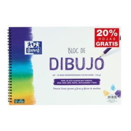 Oxford Bloc Dibujo Escolar Tapa Blanda Espiral 20 Hojas 130 gr A4+ Recuadro Liso Blanco Precio: 2.88999984. SKU: B1GSRHKVXC
