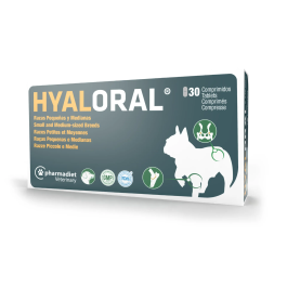 Pharmadiet Hyaloral Perro Razas Pequeñas Y Medianas 30 Comprimidos Precio: 23.089. SKU: B1DCSQ6RKY