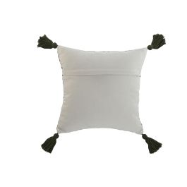 Cojin Boho DKD Home Decor Verde Blanco 45 x 45 cm (2 Unidades) Cojin Boho DKD Home Decor Verde Blanco 45 x 45 cm (2 Unidades)