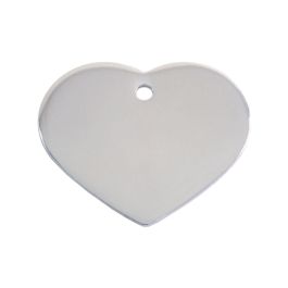 Placa identificativa para collar Imarc Heart Plateado Precio: 10.50000006. SKU: B129FXACDZ