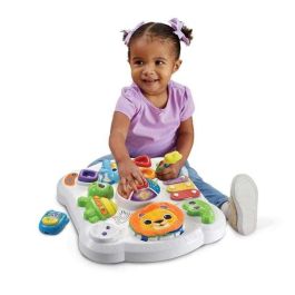 Mesita infantil de actividades sensoriales. con luces led y 6 zonas de actividades.55x12,6x40,6 cm