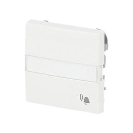 Busch-Jaeger 2506 N/KI-914 Alpinweiß, Plato Frontal Táctil Mate Blanco, 55 x 55 mm, IP20, para Interruptor y Pulsador, 1 Módulo