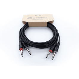 Cable De Audio Doble Mono Jacks 3 M Cable De Audio Doble Mono Jacks 3 M
