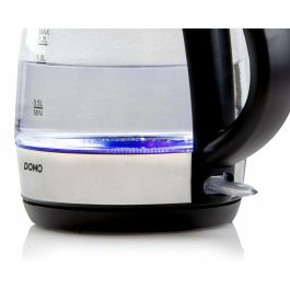 Domo DO9218WK Hervidor de cristal 2200 W 1,2 L con base giratoria