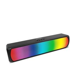 Krom NXKROMKPOP Barra de Sonido K-POP Bluetooth, 6W, Sonido Estéreo 2.0, Iluminación RGB, TF Card, Jack 3.5mm