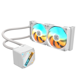 Gigabyte Refrigeración Líquida 240 ICE para CPU - Ventiladores 2x120mm ARGB, Compatible con Intel LGA 1851 y AMD AM5