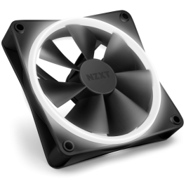 NZXT F120 RGB DUO Triple Pack Ventilador 12 cm Negro 3 piezas RF-D12TF-B1