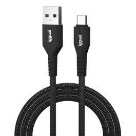 Cable USB A a USB-C iggual IGG320006 Negro 1,8 m Cable USB A a USB-C iggual IGG320006 Negro 1,8 m