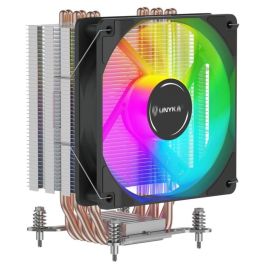 Unykach Ventilador Disipador CPU UNYCOOL H60 ARGB, 180W TDP, 6 Heat Pipes Cobre, Ventilador 120mm PWM Silencioso para Intel/AMD Precio: 40.16232. SKU: B1HWMW24LR
