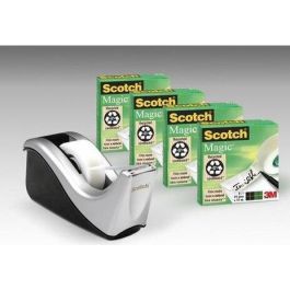 Scotch Dispensador C60 Negro-Plata + 4 Rollos Cinta Scotch Magic 19 mmx33M Precio: 9.9499994. SKU: B14YQBVRF7