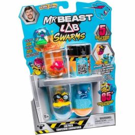MrBeast Lab MRB0630996247464 Pack 5 Minifiguras Swarms Atomic Niños 5+ Años