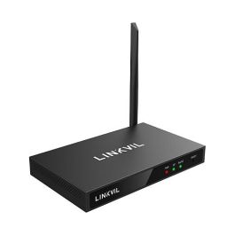 Fanvil W712 Teléfono IP DECT Inalámbrico Negro, Conexión Ethernet GigE PoE, Audio HD, Soporte MicroSD, Indicadores LED, 10-100-1000Mbit/s