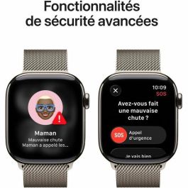 Apple Watch Series 11 GPS + Cellular 42 mm Caja Titanio Natural Correa Milanesa Natural MF8P4ZRA
