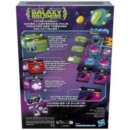 Hasbro Galaxy Goldmine, juego de cartas de estrategia familiar para niños, adolescentes y adultos