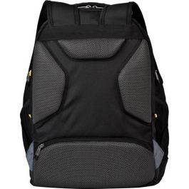 Targus Mochila Portátil Drifter II 16'' Acolchada, Soporte Lumbar, Múltiples Bolsillos y Base Resistente, Negra/Gris