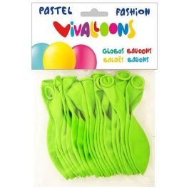 Blanca Globos 100% látex biodegradable verde pistacho, redondos para fiestas, bolsa de 20 unidades Precio: 1.49999949. SKU: B1DBAV2WGZ