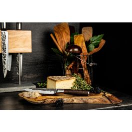 Forged FOR8720039623552 Cuchillo de Cocina Forjado de Acero Japonés 440C con Mango de Madera de Dalbergia L 12,5 cm