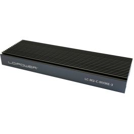 LC-Power LC-M2-C-NVME-3 Caja Externa SSD M.2 NVMe/SATA USB 3.2 Gen 2 Tipo C 10 Gbit/s Negro