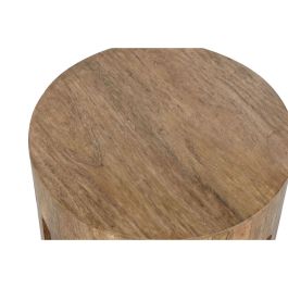 DKD Home Decor Mesita Auxiliar Urban de madera de Mango Marrón 46 x 38 x 46 cm