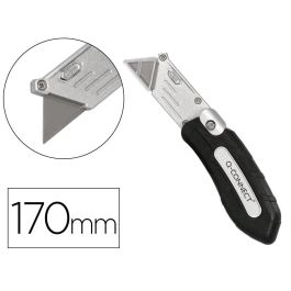 Cuter Q-Connect Metalico Ancho Plegable Con Mango Antideslizante Cuchilla 19 mm Xd-925 Conclip Blister 1 Unidad Precio: 8.4602403578. SKU: B1AJW4XHPZ