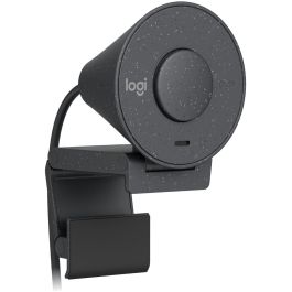 Logitech BRIO 305 Webcam Full HD 1080p con Tapa de Obturador de Privacidad, Micrófono Incorporado y Enfoque Fijo, Grafito