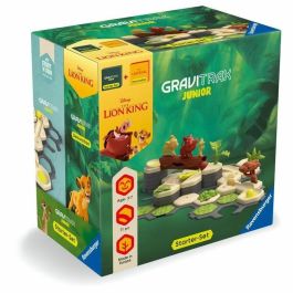 Ravensburger RAV00073437 Gravitrax Junior Starter Set El Rey León, Circuitos de canicas para niños +3 años, 71 piezas
