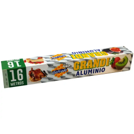 Grandi Papel Aluminio Rollo 30 cm Ancho x 16 m Largo para Cocinar, Envolver y Conservar Alimentos Precio: 1.9499997. SKU: B188ZSHPMM