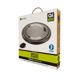 muvit for change cargador sobremesa inalámbrico Qi 7,5-10-15W 3A negro