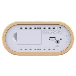 CGV Reloj despertador 13068 ACUNA, Estructura de madera maciza