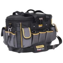 Stanley FMST1-70749 FatMax Pro - Bolsa de herramientas de nailon y plástico, negra/gris/amarilla, con asa, 500x310x330mm