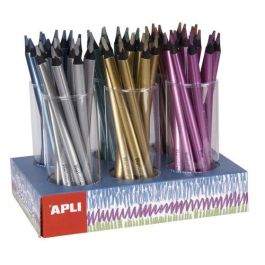 Lapiz Apli Jumbo Metallic Expositor De 108 Precio: 50.49999977. SKU: B1CM7ZQ6PK