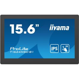 iiyama T1624MSC-B1 Monitor Táctil LED 15.6" Full HD 1920x1080 HDMI USB 16:9 Pantalla Táctil