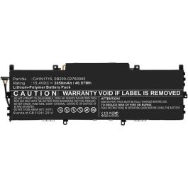 CoreParts Laptop Battery for Asus 45.60Wh Li-Pol 15.2V 3000mAh for Asus U3100FN, Zenbook U3100FN, U3100UN, UX331FN, UX331UA, UX331UA-1A, UX331UA-1B, UX331UA-1E, UX331UAL-1C, UX331UAL-1D, UX331UN, UX331UN-1A, UX331UN-1B, UX331UN-1E, Zenbook 13 UX331UA, UX3 Precio: 63.50000019. SKU: B16MGKG9L9