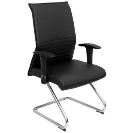 Silla Piqueras Y Crespo Albacete Confidente Estructura Patin Acabado Cromado Brazo Regulable Tapiceria Piel Negro Precio: 587.4999999. SKU: S5702286