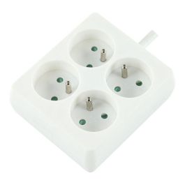 LOGON PROFESSIONAL 4-WAY POWER STRIP: WHITE - 16A - 1.5M CABLE - CARRE Precio: 9.89000034. SKU: B1FRT2BKAW