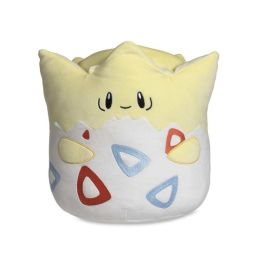 Jazwares Peluche Squishmallows Togepi 25 cm, súper achuchable con púas y cascarón icónico
