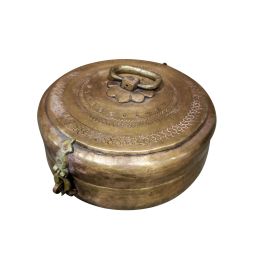 Caja-Joyero Home ESPRIT Cobre Latón 25 x 25 x 10 cm