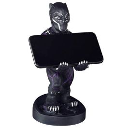 EXQUISITE GAMING Cable Guy Soporte Figura Black Panther Marvel 21cm para Mandos PS5, Xbox, Teléfonos y Mando a distancia
