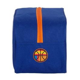 Zapatillero de Viaje Valencia Basket Azul Naranja (29 x 15 x 14 cm)