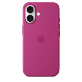 Apple Funda de Silicona con MagSafe para iPhone 16 - Fucsia