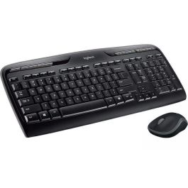 Logitech Combo Inalámbrico MK330 Teclado y Ratón con 11 Teclas de Acceso Rápido y 4 Teclas Programables, Batería de Larga Duración