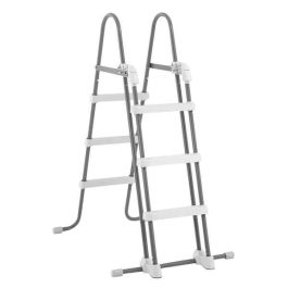 Intex Piscina Rectangular Prism Frame con Depuradora y Escalera 488x244x107 cm, 10874 Litros, PVC, Para Mayores de 6 Años