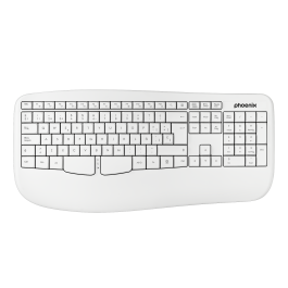 Phoenix Technologies Teclado Ergonómico Inalámbrico K201 2.4Ghz Plug & Play para Windows MacOS Linux Precio: 20.59000009. SKU: B1J4M2MDFD