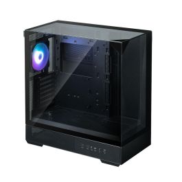 Zalman P40 Prism Black Midi Tower PC Negra para ATX/Micro ATX/Mini-ITX con ventana lateral y bahías 2.5/3.5"