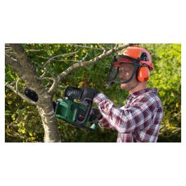 Bosch ADVANCEDCHAIN 36V-35-40 Motosierra de Cadena Eléctrica con Batería 36V 2Ah, Negro y Verde